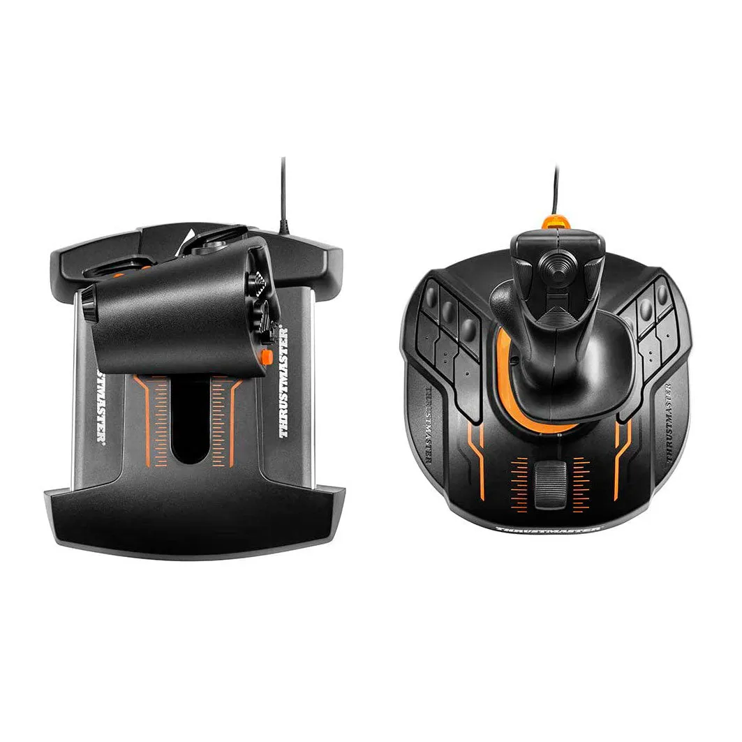 Joystick Thrustmaster T.16000M FCS Hotas, black/orange