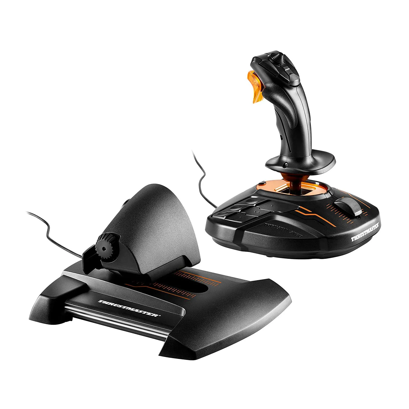 Joystick Thrustmaster T.16000M FCS Hotas, black/orange