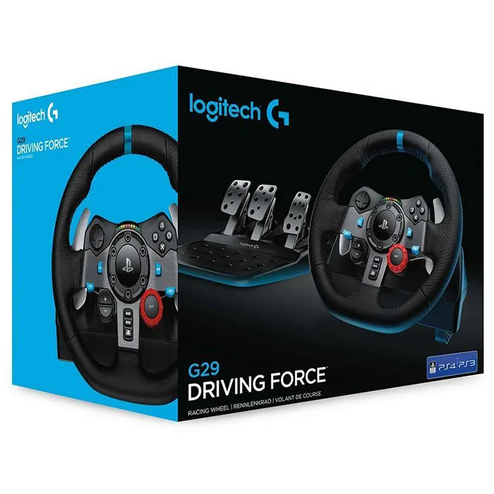 Logitech G29 steering wheel for PS3/PS4, black