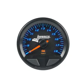 Longacre Elite Waterproof Volt Gauge 8-18