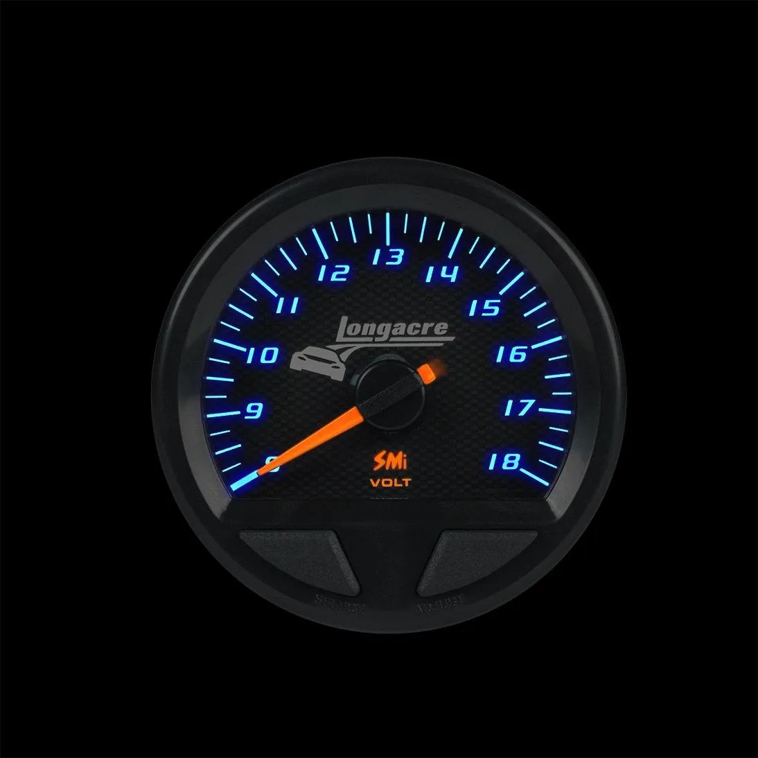 Longacre Elite Waterproof Volt Gauge 8-18