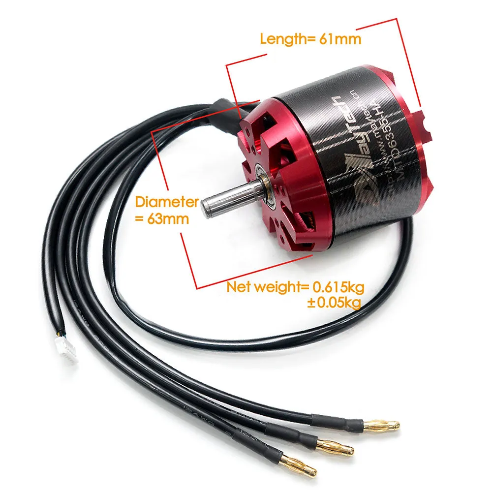 MAYRC 6355 170KV Sensored Motor for Electric Powered Skateboard  Scooter Robot Dog