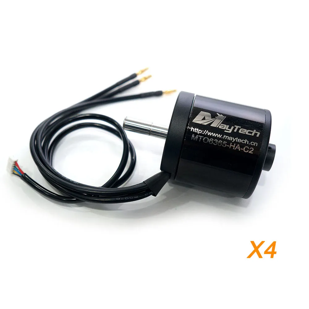 Maytech 6365 Sealed Cover Motor 170KV with 10mm Shaft Brushless Sensored for Electric Mountainboard Eskateboard Robotics