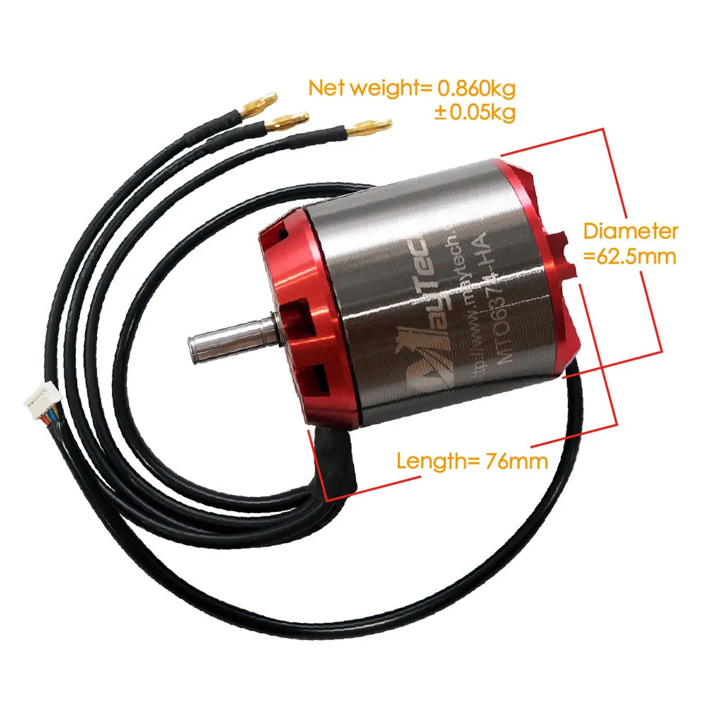 Maytech MTO6374 90/190KV Engine Outrunner Sensored Brushless Motor for Eskateboard Electric Scooter Robotic