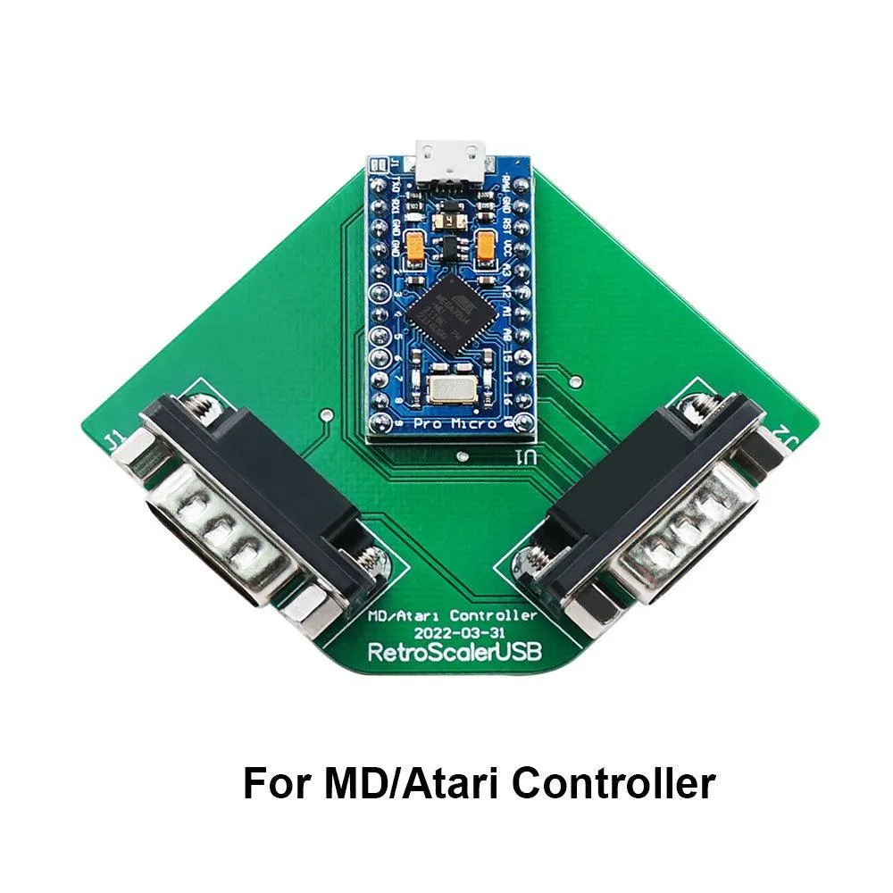 Mega Drive/Genesis/Master System Controller to USB Adapter use your favourite Retro Controller on Windows, Pi, MiSTer