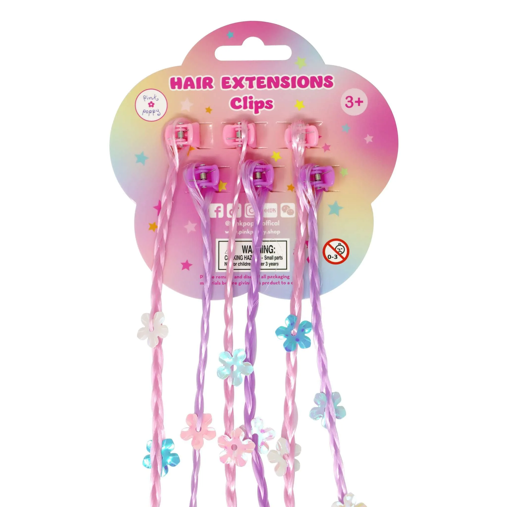 Mermaid Hair Clip Extensions
