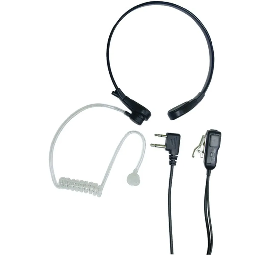 Midland AVPH8 2-Way Radio Accessory (Acoustic Throat Microphone for GMRS Radios with PTT/VOX Compartment)