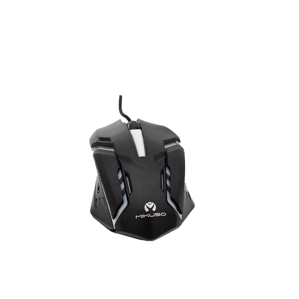 Mikuso Wired Mouse 3 Buttons   1 Wheel Black [MOS-379U BK]
