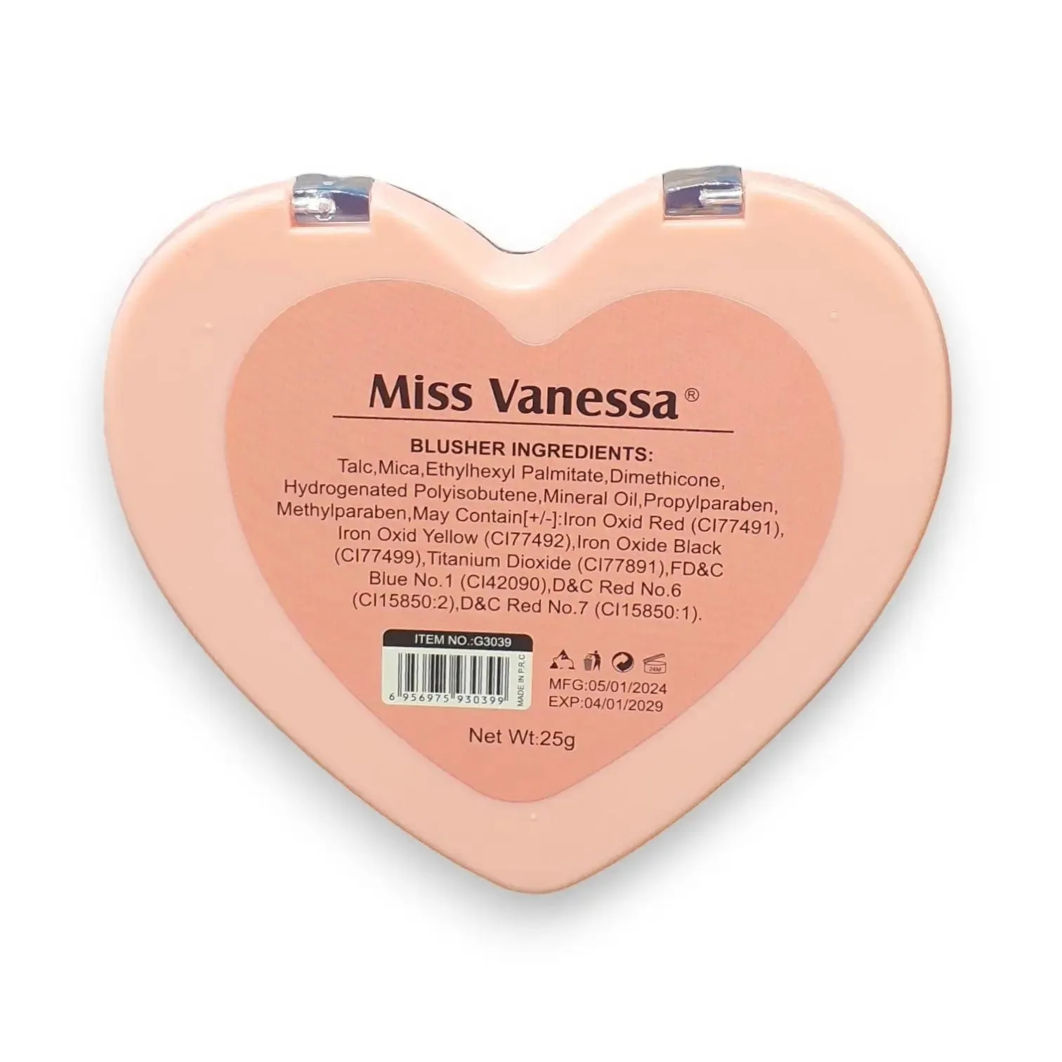 Miss Vanessa Blusher Palette