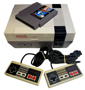 NES Nintendo Console   2 Controller PAL With Super Mario Bros Fully Recapped #8 (Preowned)