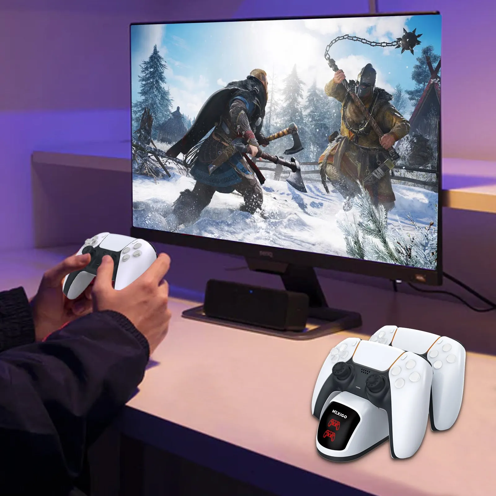 NexiGo Upgraded PS5 Controller Charger