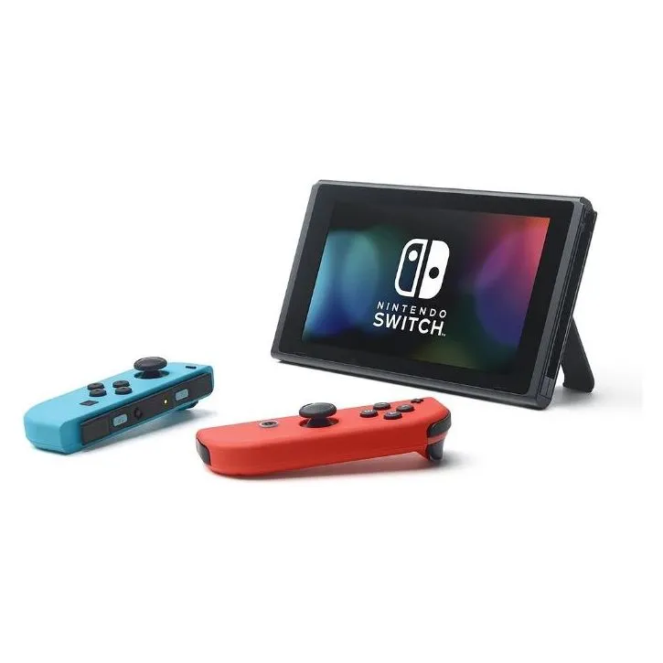 Nintendo Switch Console, 32GB (Neon Red/Blue Joy-Con) – Console Only