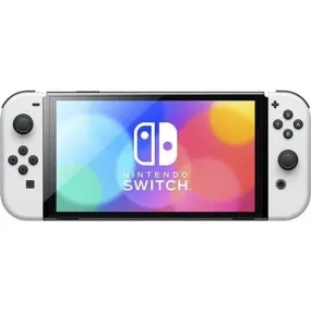 Nintendo Switch Console - 64GB OLED   White Joy Con - White