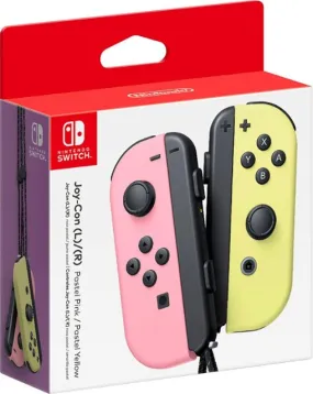 Nintendo Switch Joy-Con L/R Wireless Controllers - Pastel Pink/Pastel Yellow
