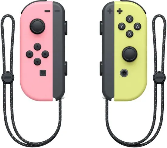 Nintendo Switch Joy-Con L/R Wireless Controllers - Pastel Pink/Pastel Yellow