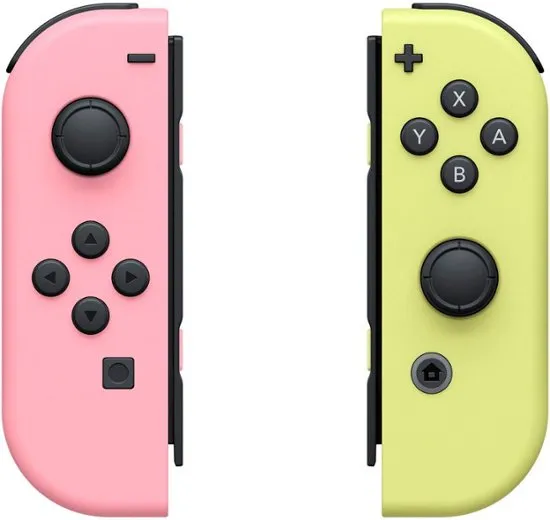 Nintendo Switch Joy-Con L/R Wireless Controllers - Pastel Pink/Pastel Yellow