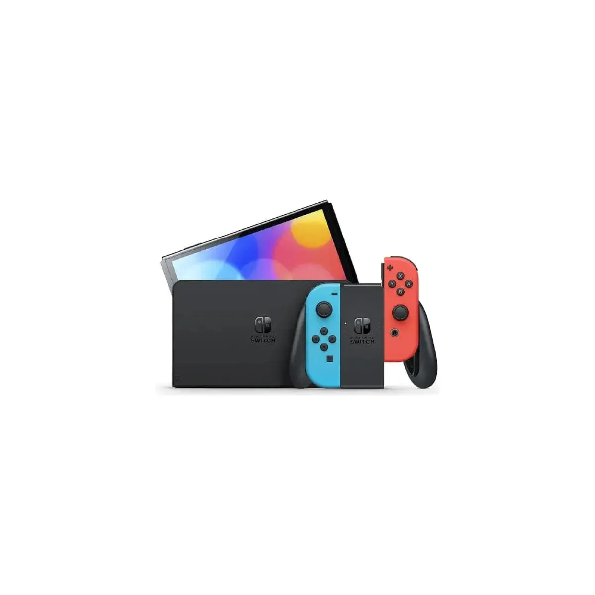 Nintendo Switch (OLED Model) - Neon Blue/Neon Red