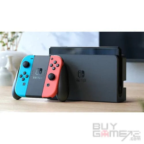 Nintendo Switch (OLED Model) - Neon Blue/Neon Red