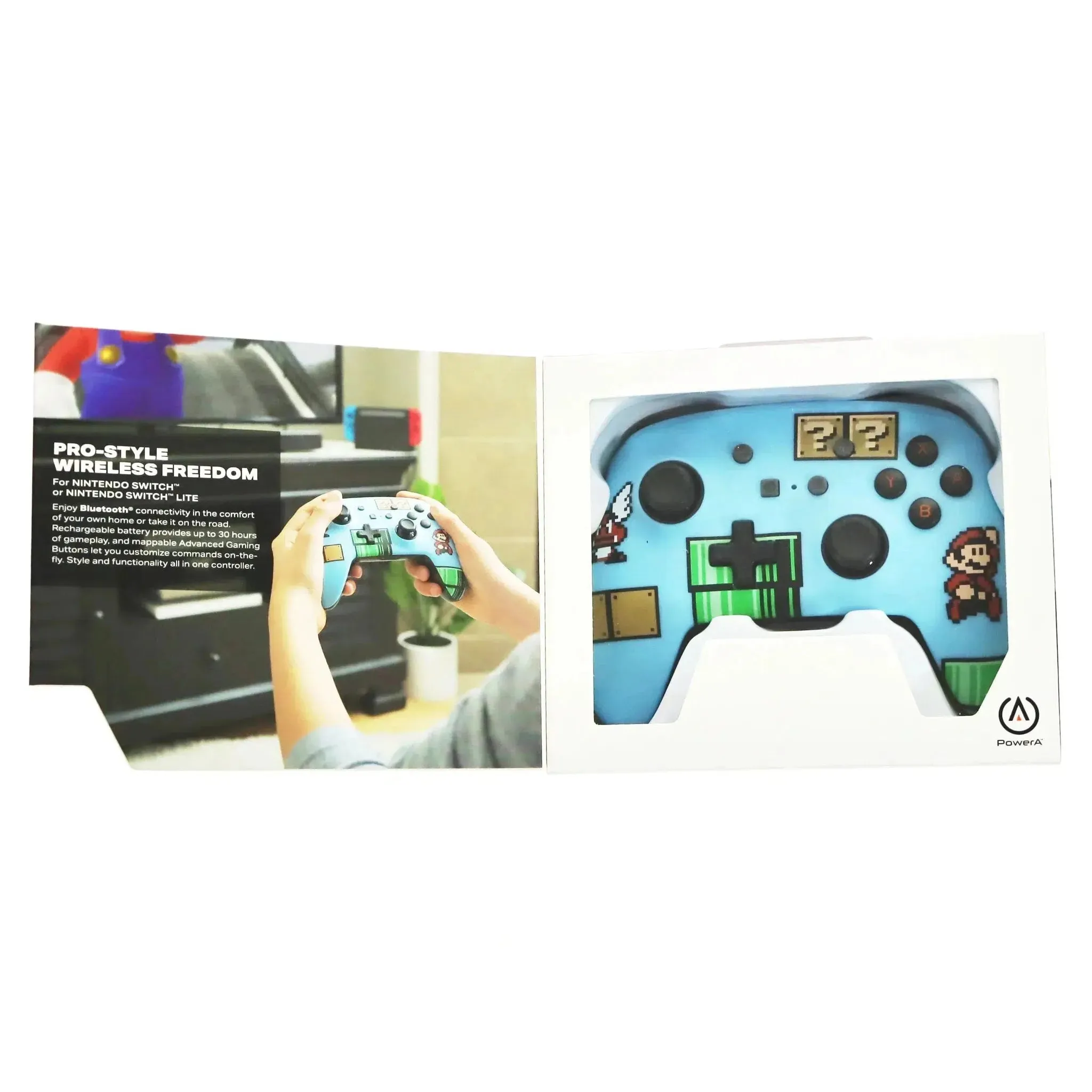 Nintendo Switch Wireless Controller (Super Mario Bros. 3 Version) - PowerA - Enhanced Edition