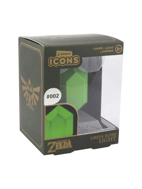 Paladone Zelda Green Rupee Icon Light V3
