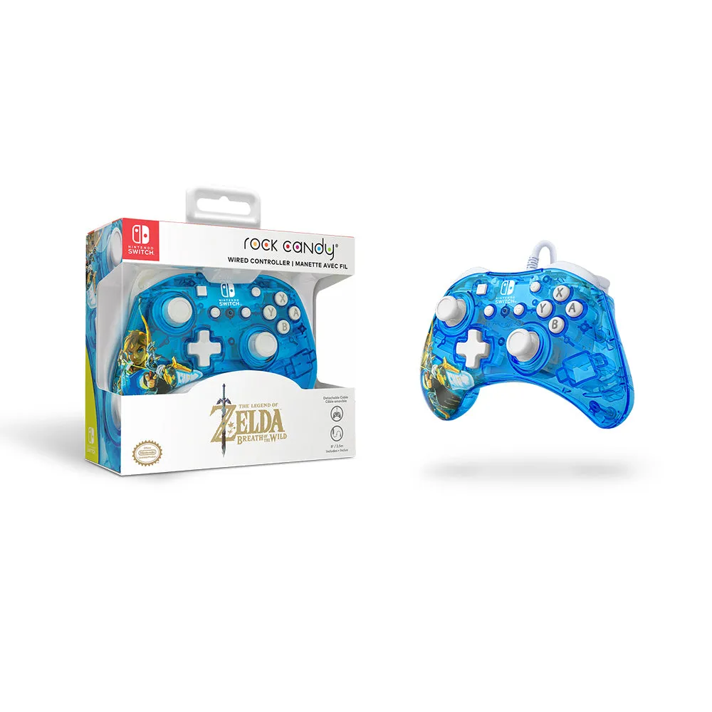 PDP Gaming Rock Candy Wired Nintendo Switch Controller Hyrule Link