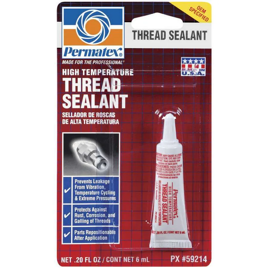 Permatex® High Temperature Thread Sealant - 6 ml Tube