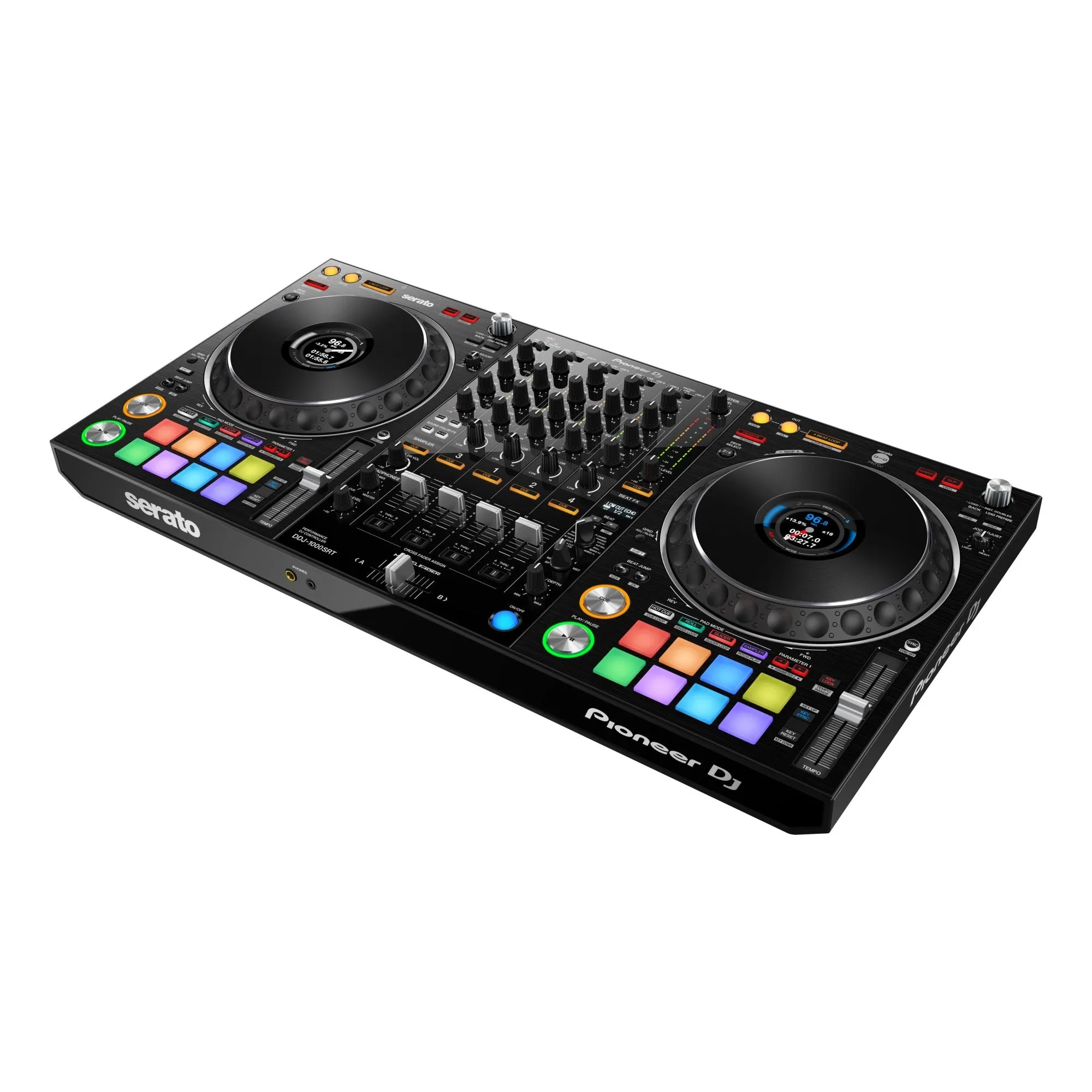 Pioneer DJ DDJ-1000SRT 4-Channel Performance DJ Controller for Serato - Professional DJ Equipment Audio Interface