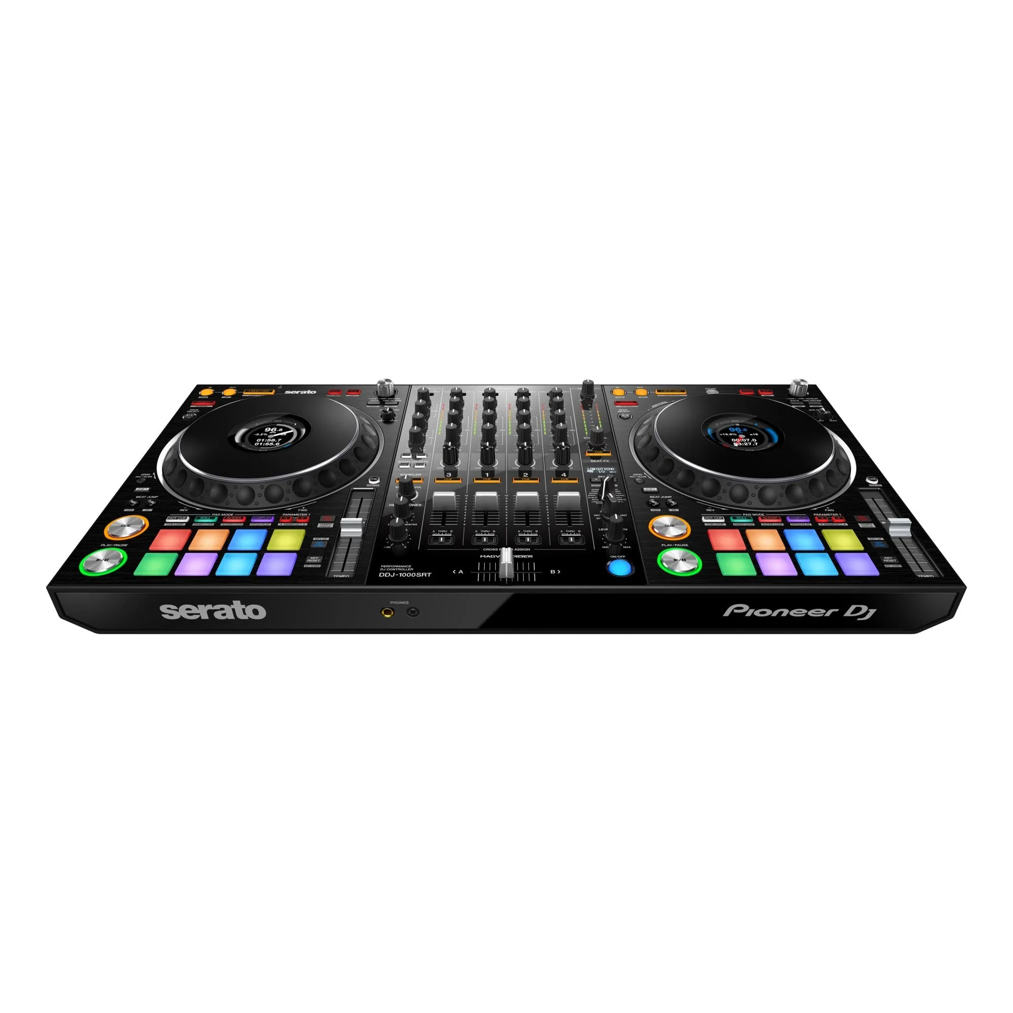 Pioneer DJ DDJ-1000SRT 4-Channel Performance DJ Controller for Serato - Professional DJ Equipment Audio Interface