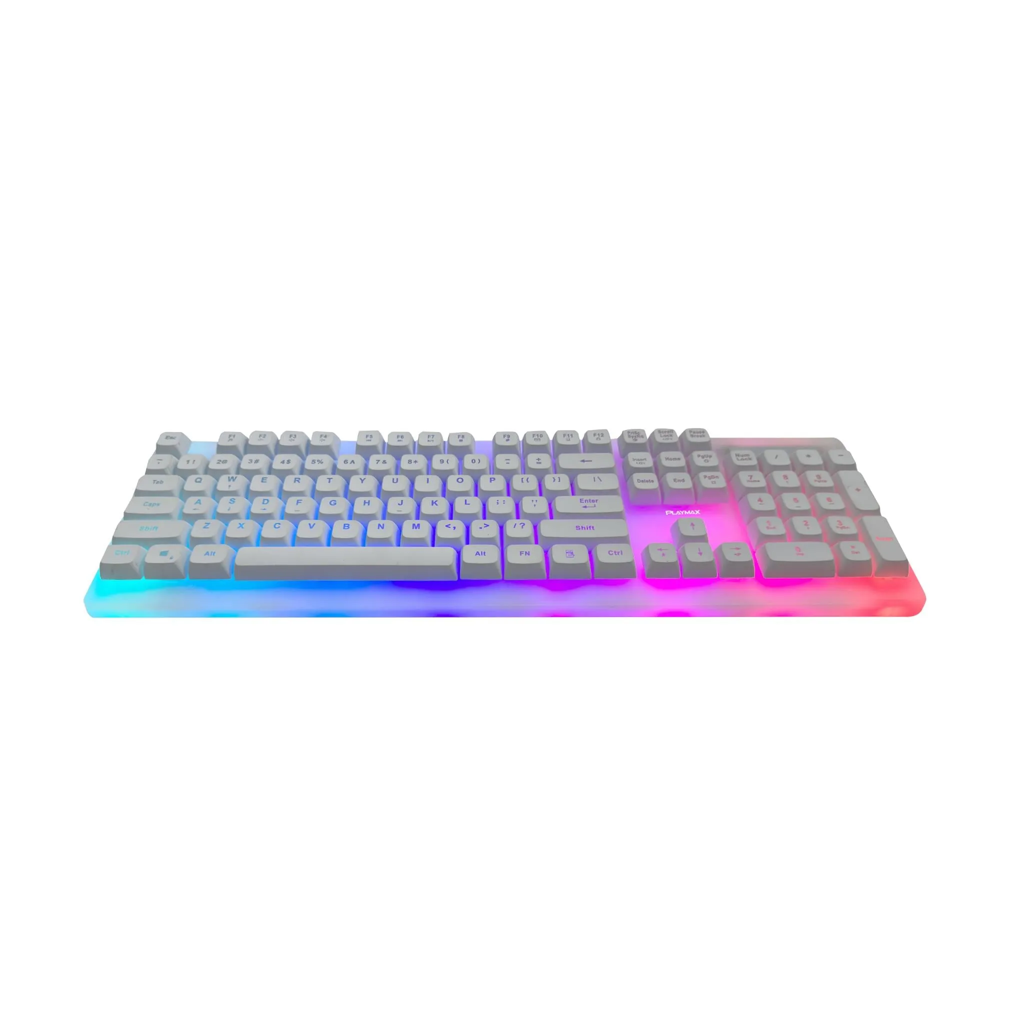 Playmax Aurora Gaming Keyboard (White)