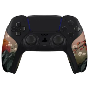 PlayVital View of Rising Sun Anti-Skid Sweat-Absorbent Controller Grip for PS5 Controller - PFPJ107