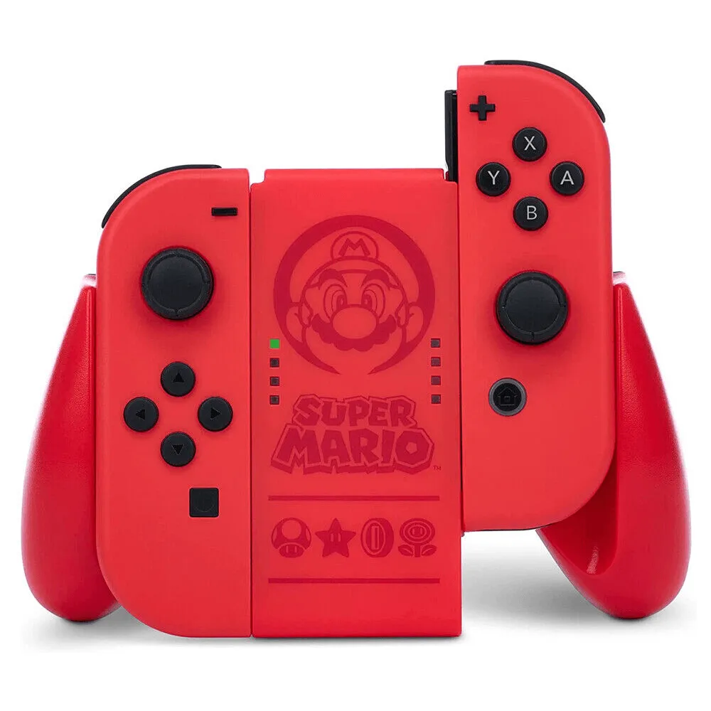 PowerA Joy-Con Comfort Grip for Nintendo Switch Super Mario Red