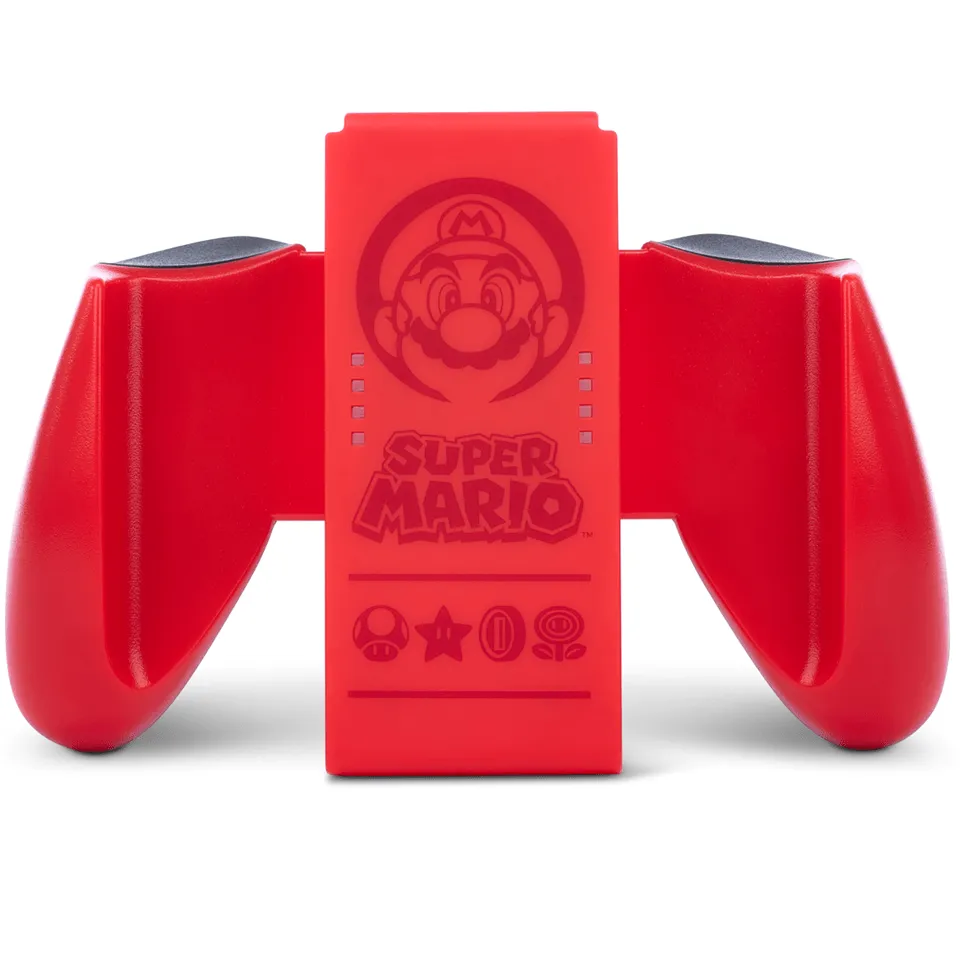 PowerA Joy-Con Comfort Grip for Nintendo Switch Super Mario Red
