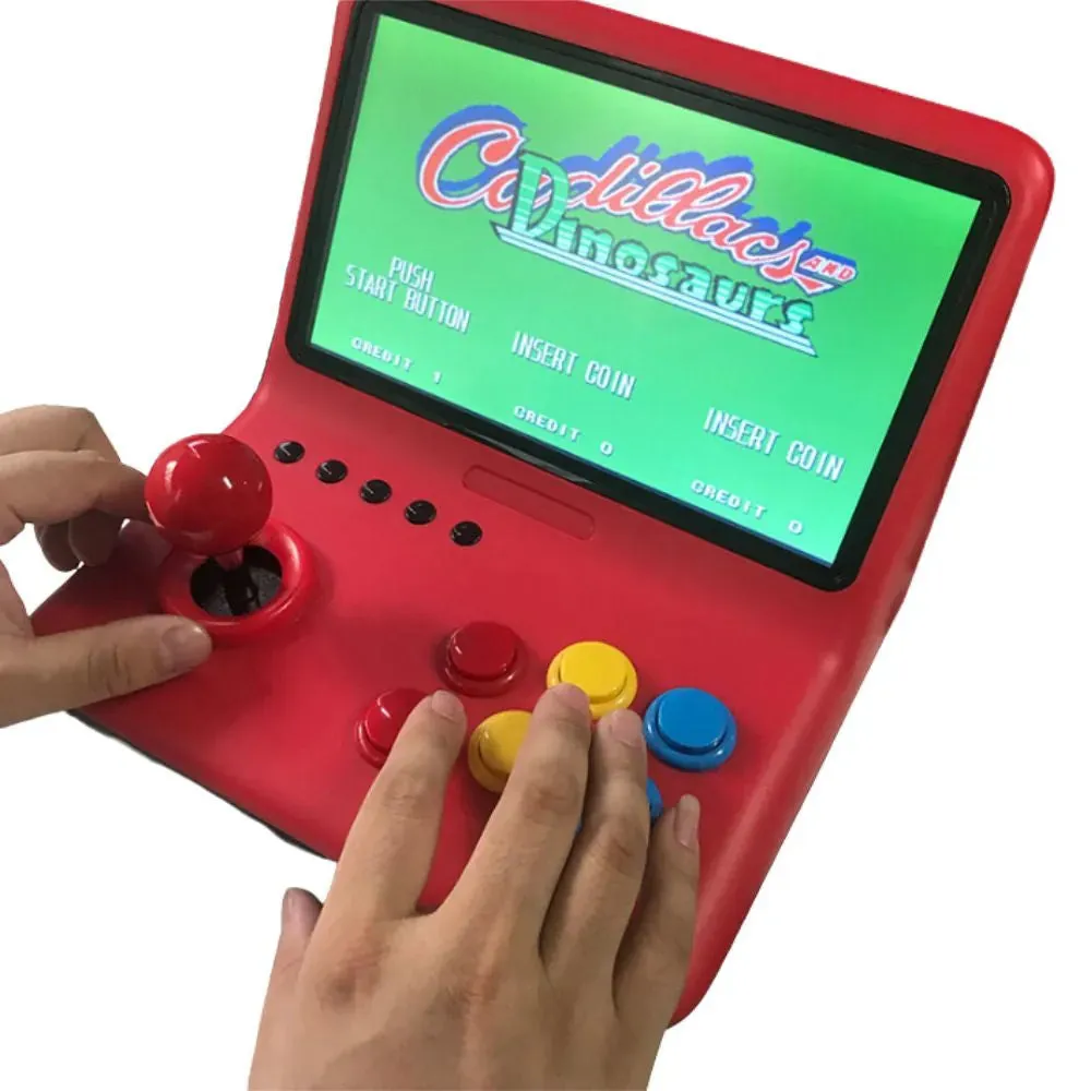 POWKIDDY A12 9 inch screen Mini Arcade 32GB Quad Core Arm A7 Retro Gaming Console Plays CPS FBA SFC GBA GBC GB GG MD PS