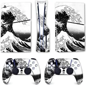 PS5 Wave Japanese Skin - Vinyl Wrap Sticker Playstation 5