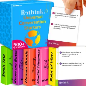 Rethink!: Conversation Starters Universal | 250 Cards