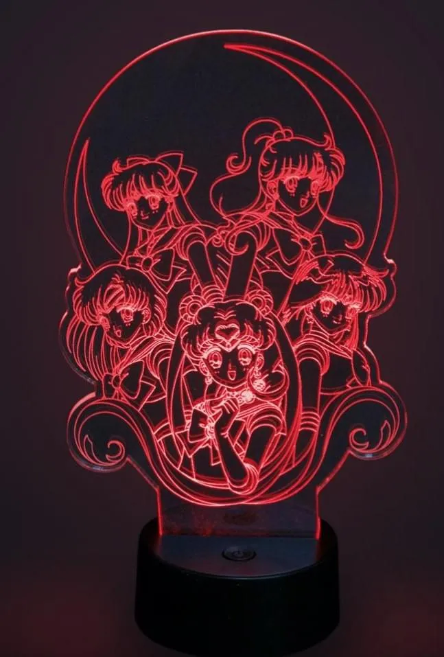 Sailor Moon Acrylic Lamp LED Lamp