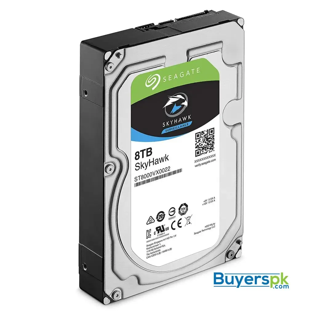 Seagate Skyhawk 8tb Surveillance Hard Drive - Sata 6gb/s 256mb Cache 3.5-inch Internal Drive