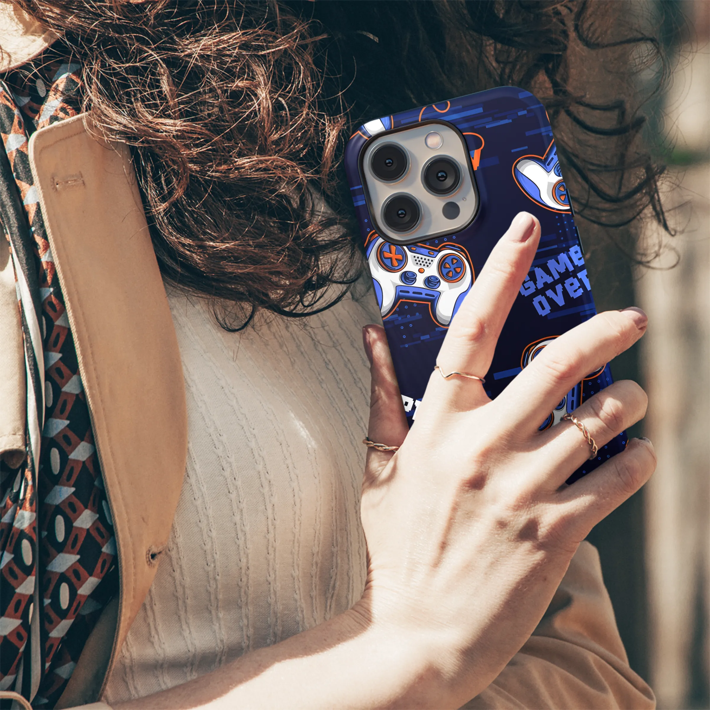 Seamless Gamepads Abstract Phone Case iPhone Samsung Cover Pixel 2383