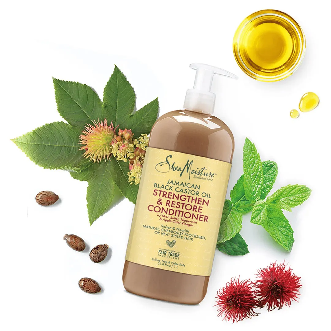  Shea Moisture Jamaican Black Castor Oil Strengthen & Restore Conditioner 384ml