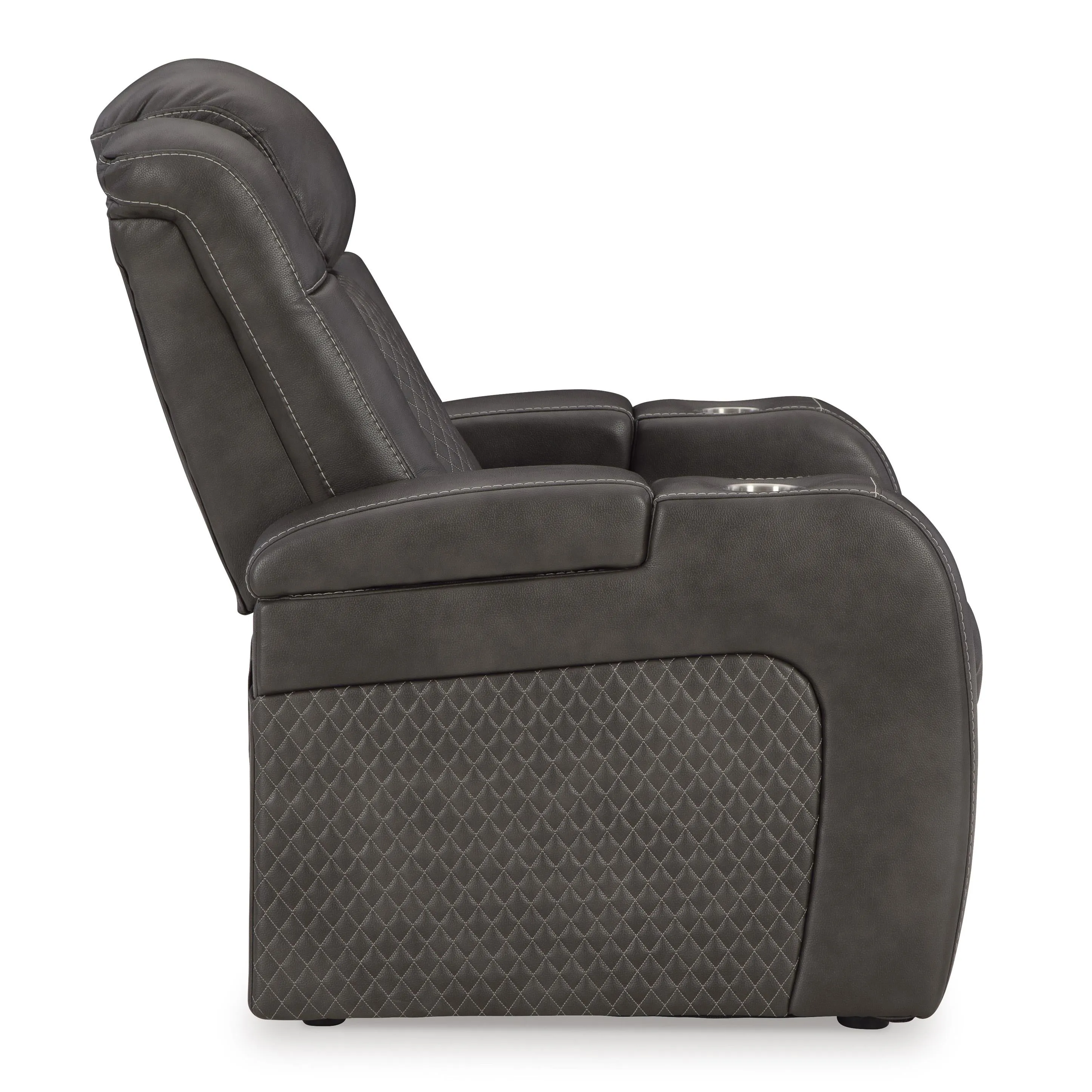 Signature Design by Ashley Fyne-Dyme Power Leather Look Recliner 3660213