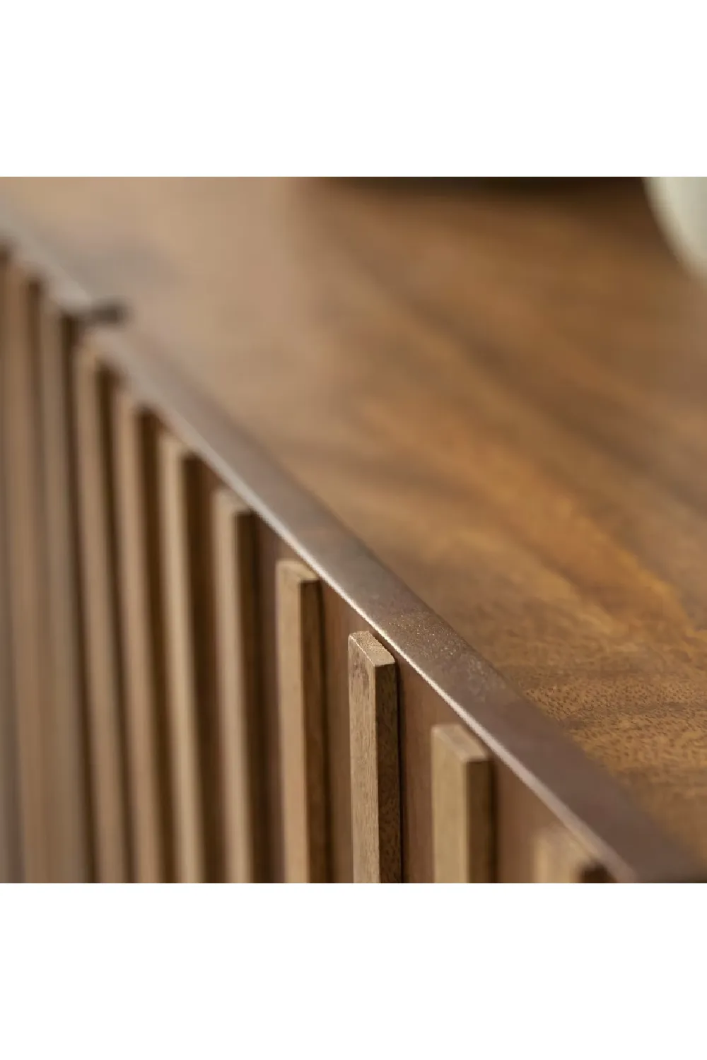 Slatted Mango Wood TV Unit | Tikamoon Milo