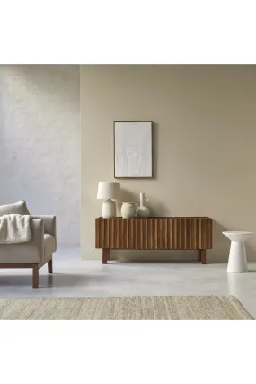 Slatted Mango Wood TV Unit | Tikamoon Milo