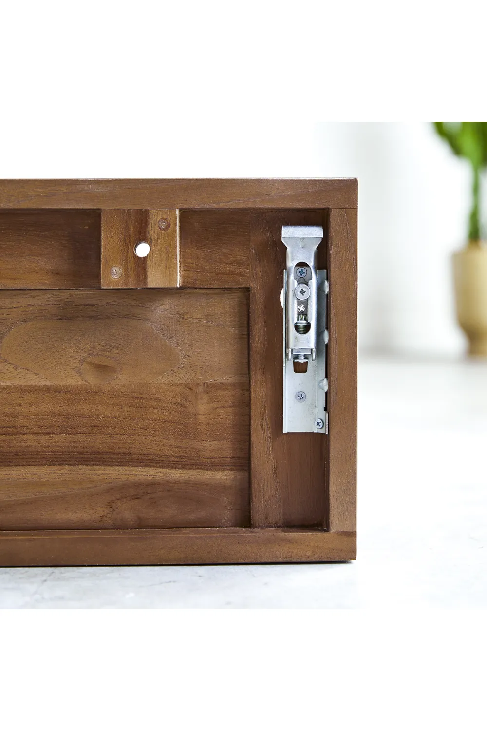 Solid Teak Wall-Mounted TV Unit | Tikamoon Circa
