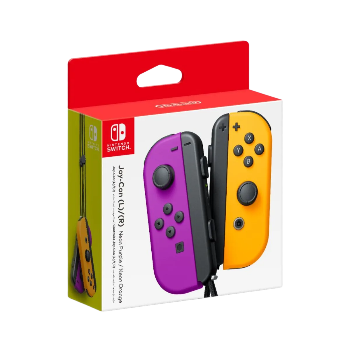 Switch Joy-Con Controllers Purple/Yellow