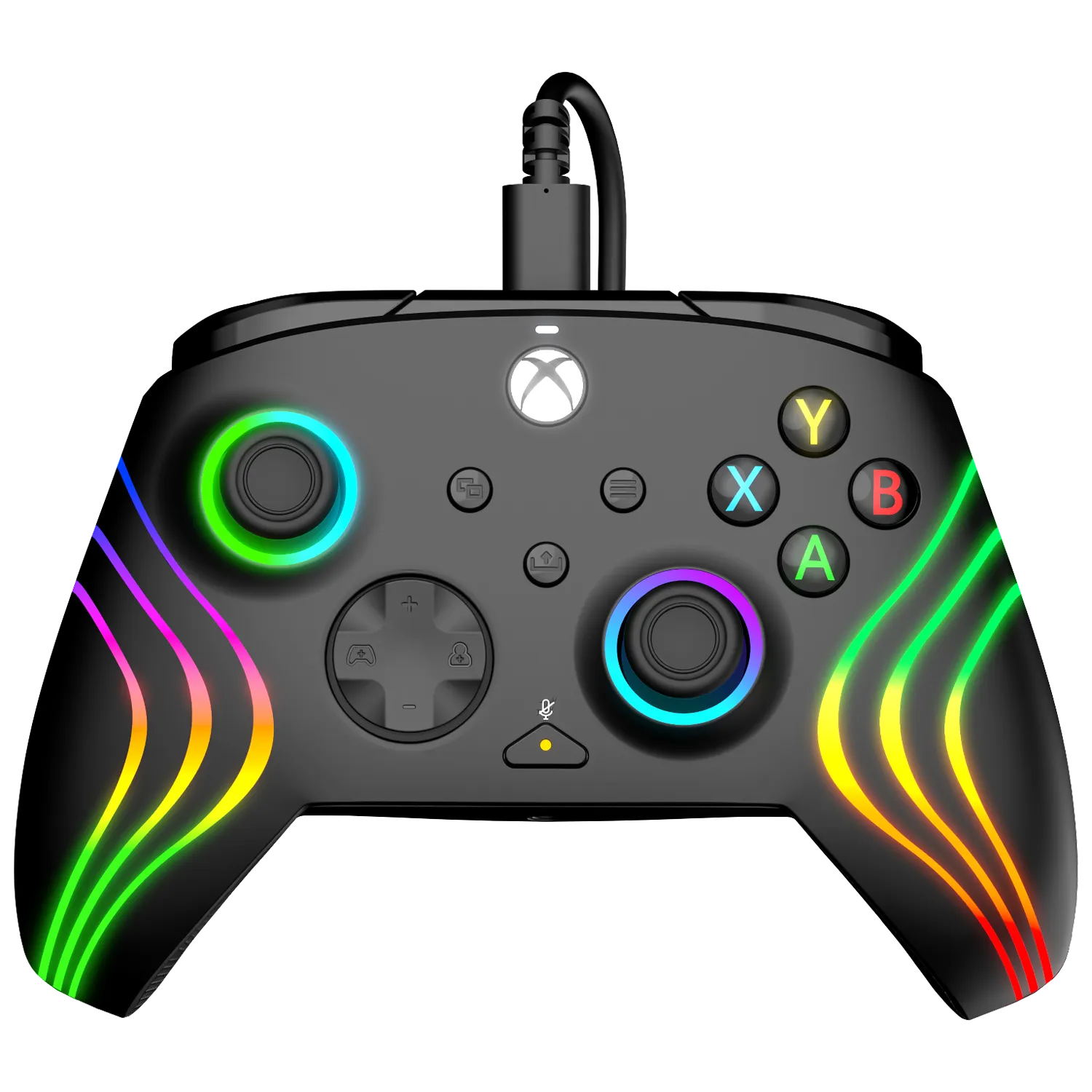 Xbox Series X|S & PC Black Afterglow Wave Controller