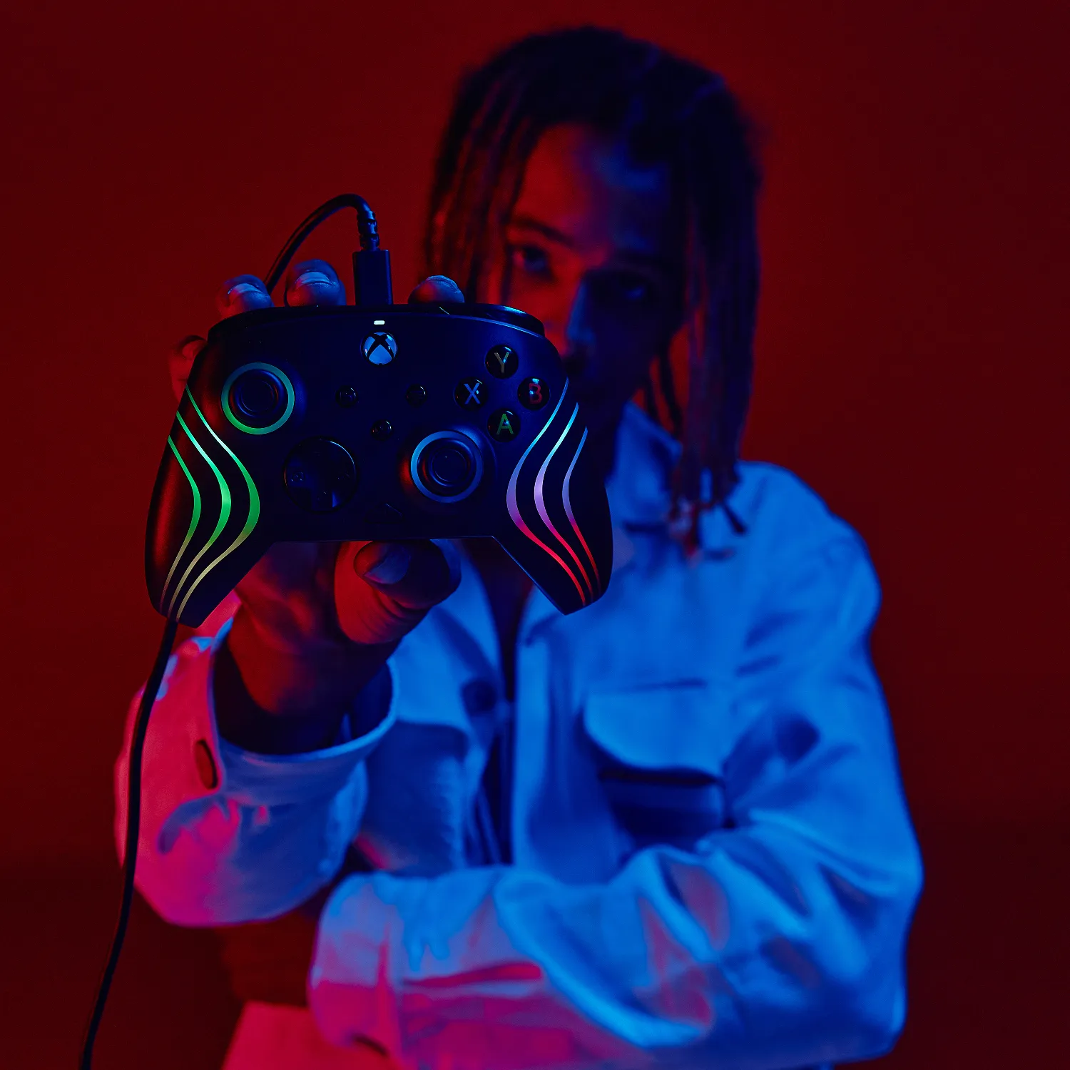 Xbox Series X|S & PC Black Afterglow Wave Controller