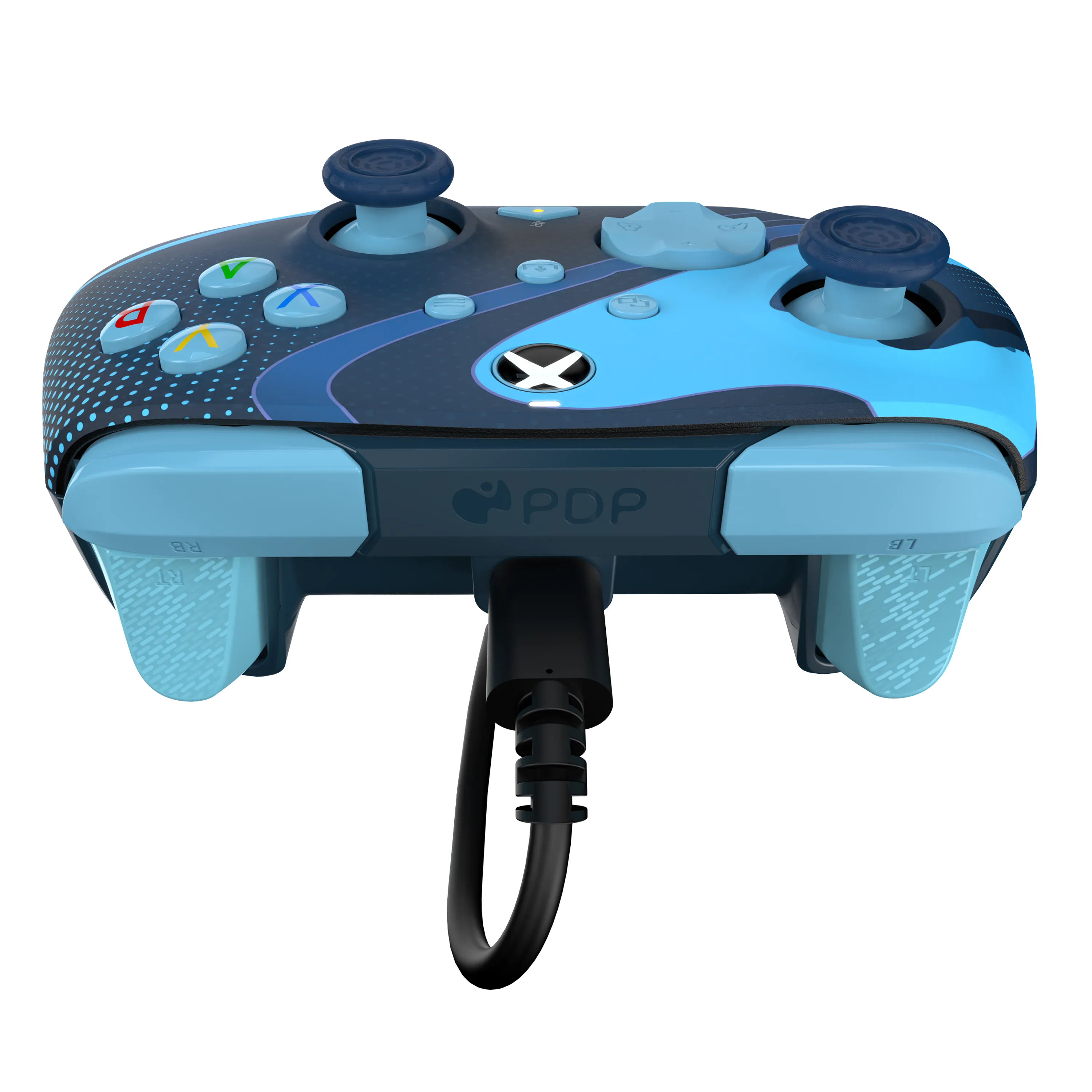 Xbox Series X|S & PC Blue Tide REMATCH GLOW Advanced Wired Controller