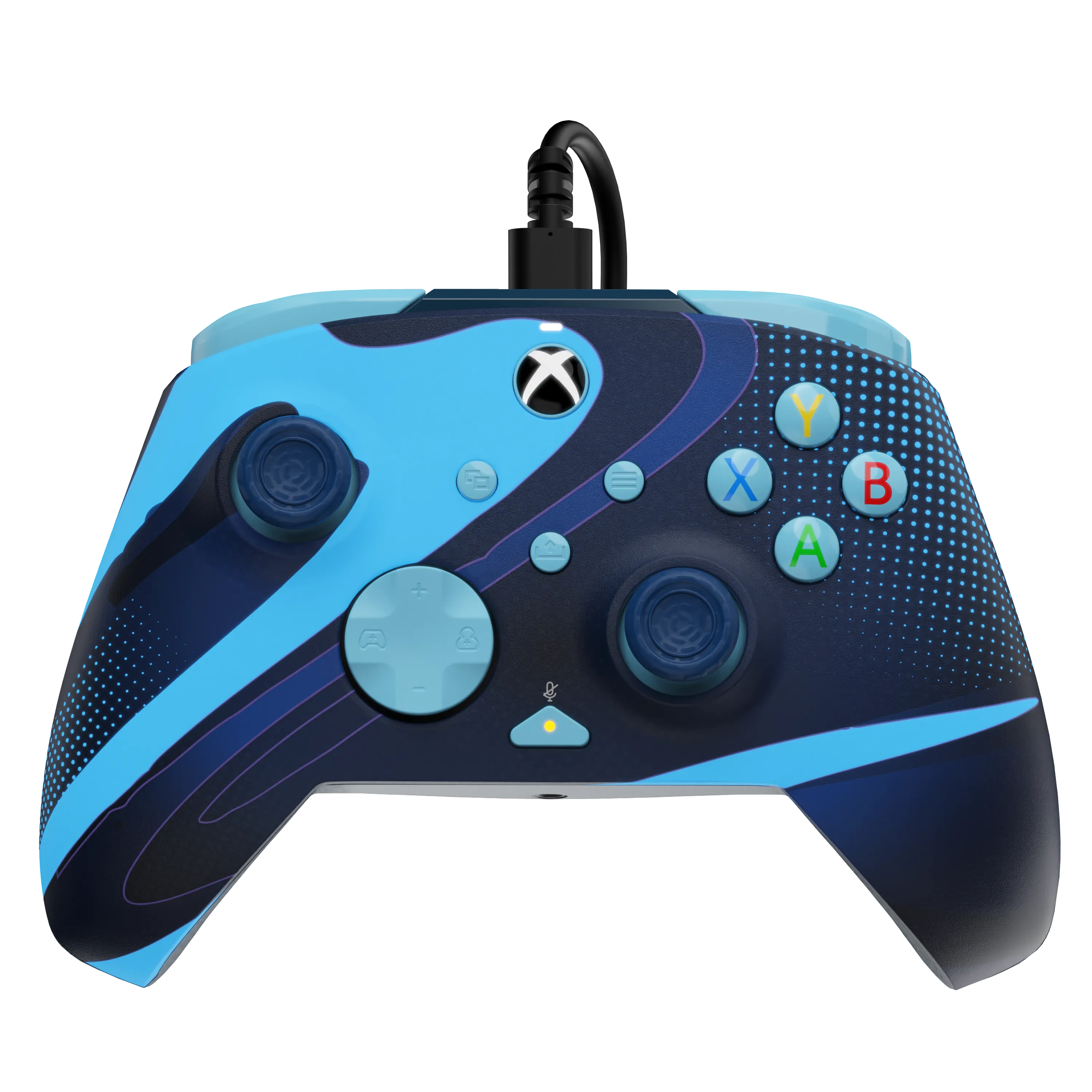 Xbox Series X|S & PC Blue Tide REMATCH GLOW Advanced Wired Controller