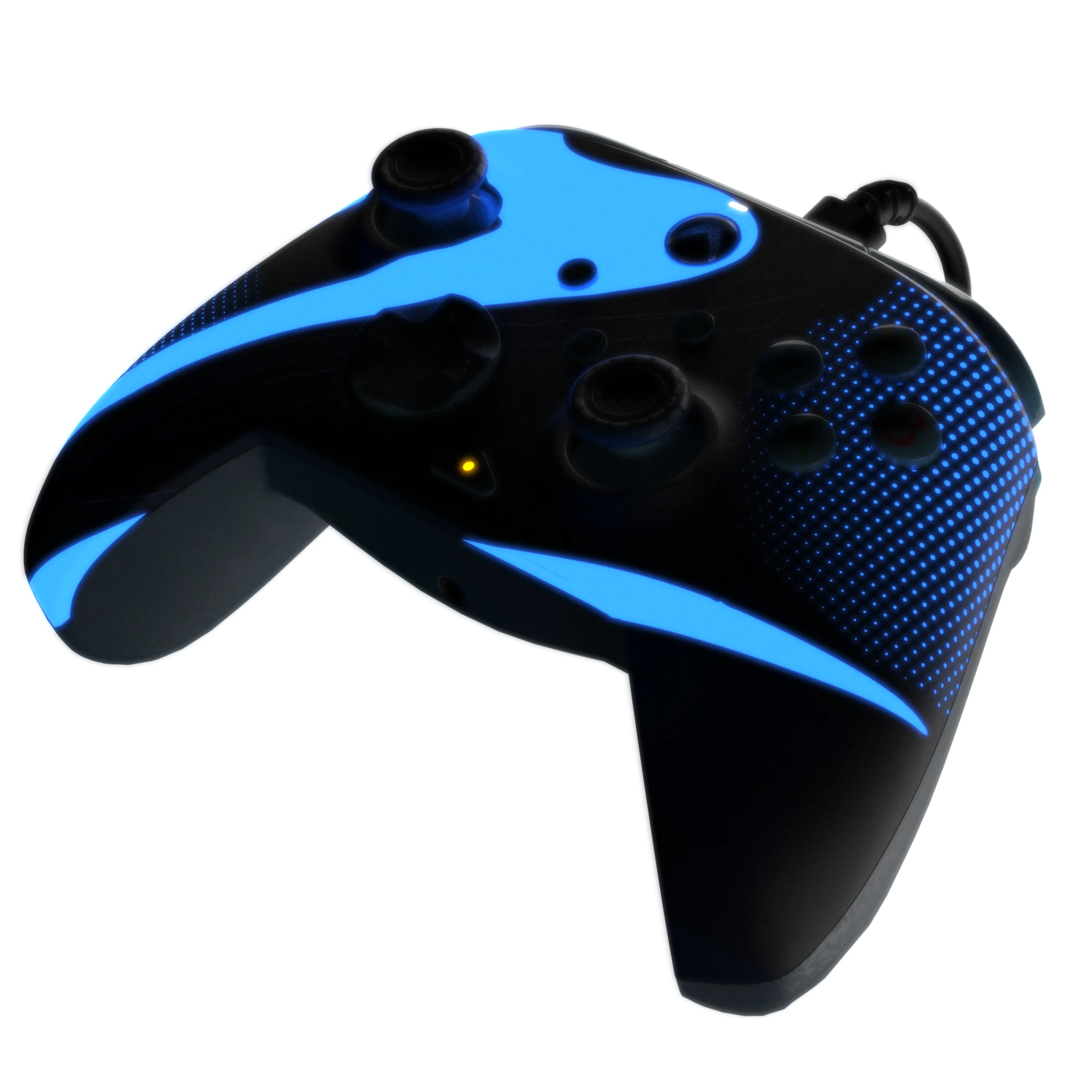 Xbox Series X|S & PC Blue Tide REMATCH GLOW Advanced Wired Controller